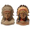 Image 1 : Bookends - Blackhawk Indian Chief  [135179]