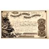 Image 1 : Tuolumne County Water Company  Stock Certificate Issued to Columbia Banker W. O. Sleeper  [136856]