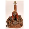 Image 1 : Figural Gold Panner Lamp  [121683]