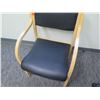 Image 2 : Wooden Office Upholstered Arm Chair 18"x23"