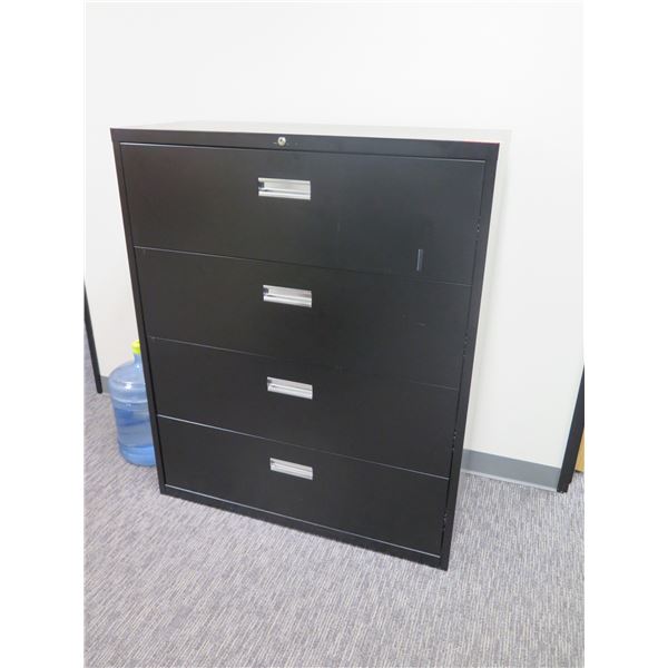 Metal 4 Drawer Lateral File Cabinet 42"x20"x51"H