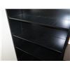 Image 3 : HON Black 5 Shelf Metal Bookcase S72ABC 34"x12"x71"H