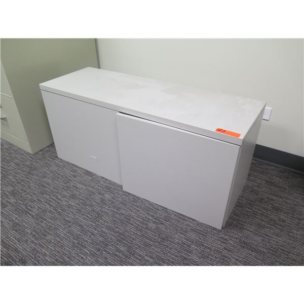 White 2 Door Cabinet 30"x15"x18"H