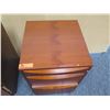 Image 2 : Wooden 3 Drawer File Cabinet 19"x18"x27"H