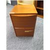 Image 1 : Wooden 2 Drawer File Cabinet 19"x18"x27"H