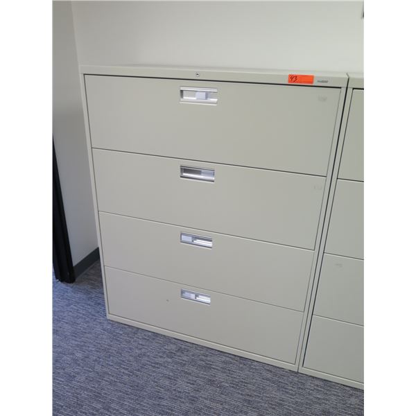 HON Metal 4 Drawer Lateral File Cabinet
