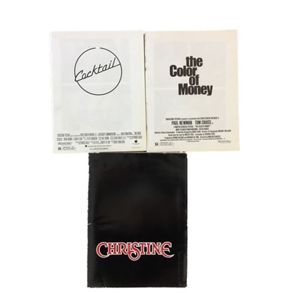 The Color of Money/Christine/Cocktail Press Kits