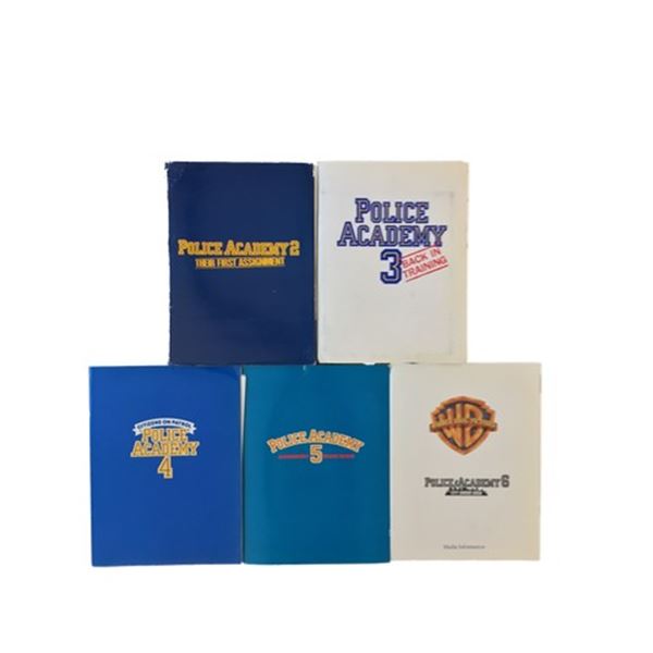 Collection of Police Academy Franchise Scripts/Publicity Kits