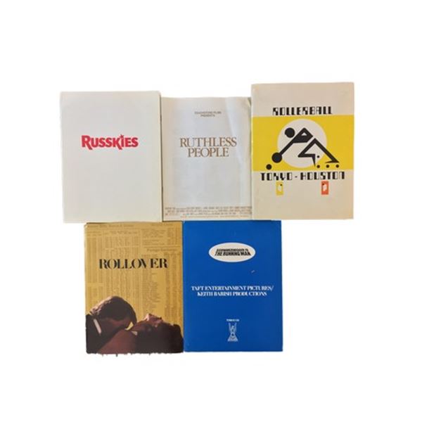 The Running Man/Rollover/Rollerball Press Kits Collection