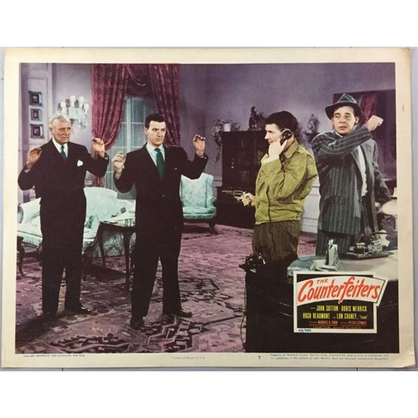 The Counterfeiters (1948). Lobby Card