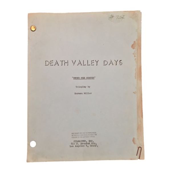 Death Valley Days Script (1964)