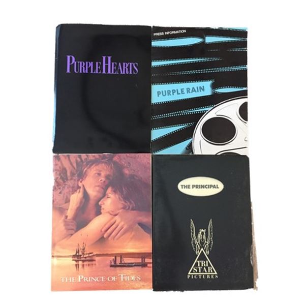 Purple Rain/Prince/Barbra Streisand/Jim Belushi Press Kits Collection