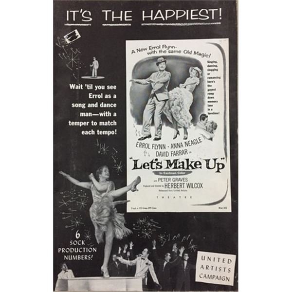 Let's Make Up (1954) Rare Publicity Press Book