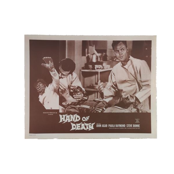 Hand of Death Lobby Card (1962)