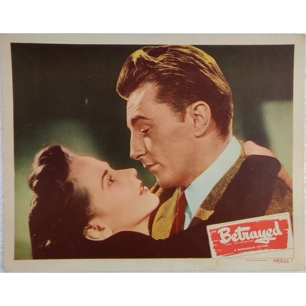 Betrayed/When Stranger Marry Lobby Card (1944)