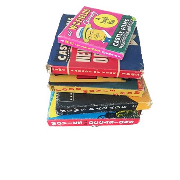 Collection of Vintage 16mm Film Reels (~5) (1940s-1960s)