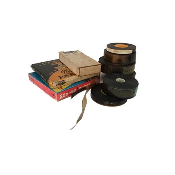 Collection of Vintage 35mm Film Reels (~9) (1970s-1990s)