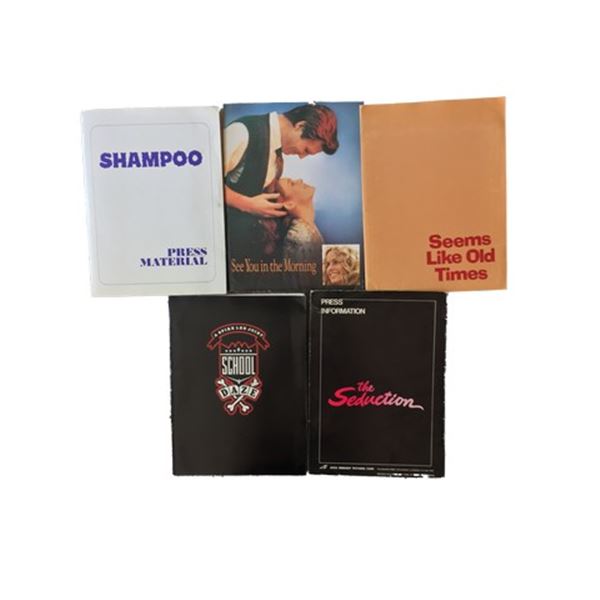 Warren Beatty/Goldie Hawn/Chevy Chase/Farah Fawcett/Drew Barrymore Press Kits Collection