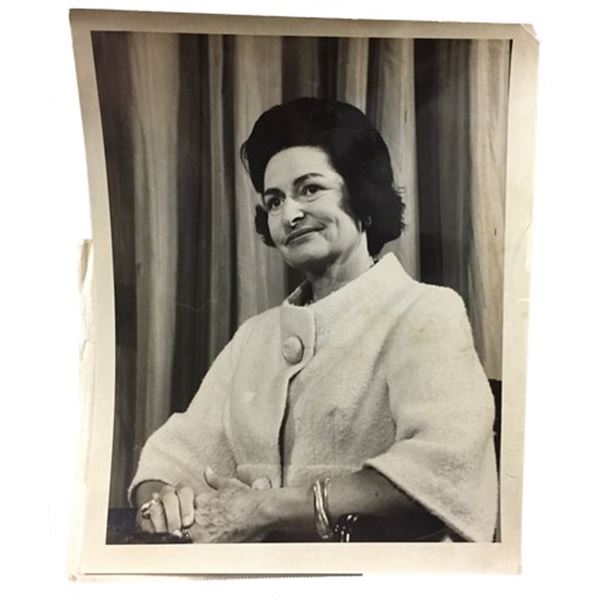 Mrs. Lyndon B. Johnson Publicity Photo (1963)