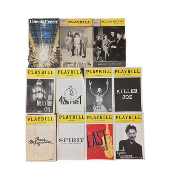Collection of Playbills
