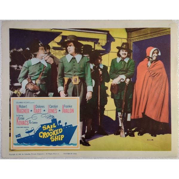 Sail a Crooked Ship Lobby Card (1961)