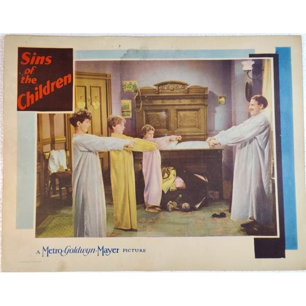 The Sins of the Children Lobby Card (1930)