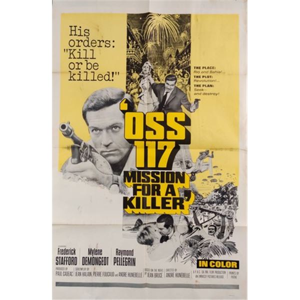 OSS 117: Mission for a Killer (1965) Movie Poster
