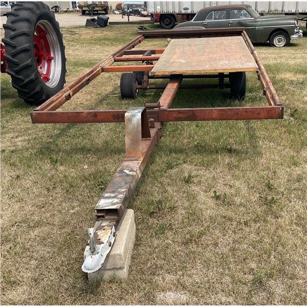 HOMEMADE DOUBLE AXLE TRAILER