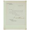 Image 1 : Franklin D. Roosevelt Typed Letter Signed as President