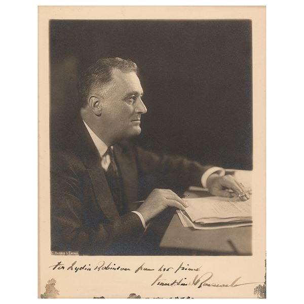 Franklin D. Roosevelt Signed Photograph