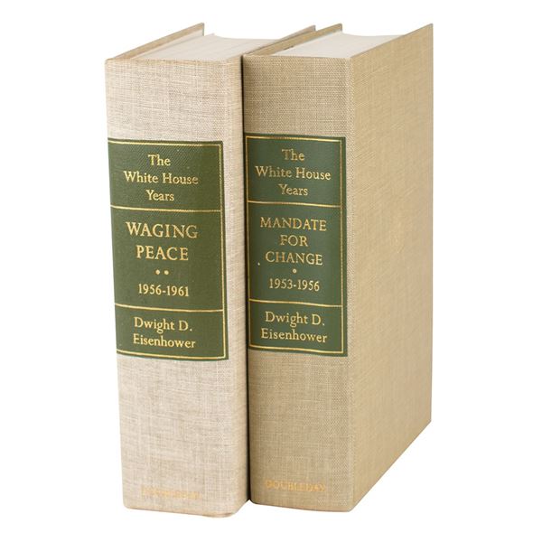 Dwight D. Eisenhower (2) Signed Books