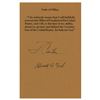 Image 1 : Jimmy Carter and Gerald Ford Signed Souvenir Oath of Office