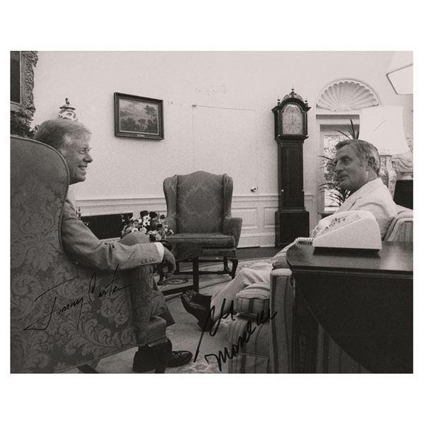 Jimmy Carter and Walter Mondale Signed Photograph