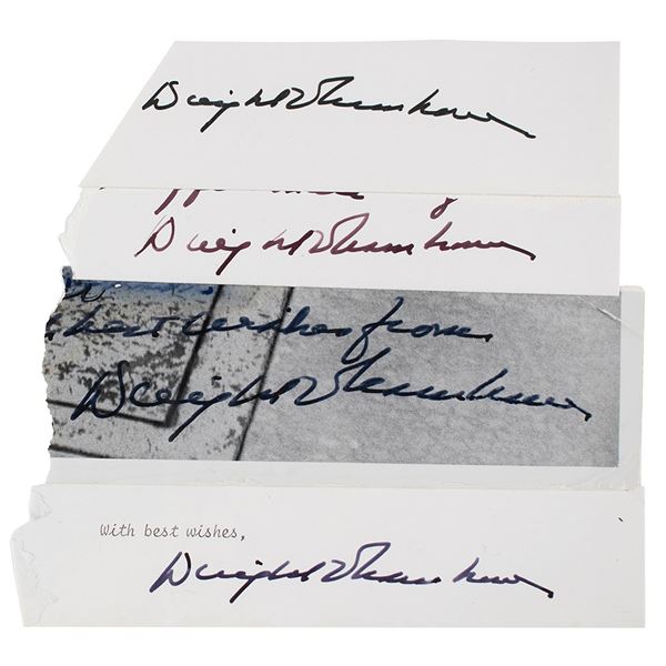 Dwight D. Eisenhower (4) Signatures