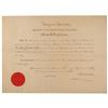 Image 1 : Benjamin Harrison Document Signed as President