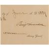 Image 2 : Benjamin Harrison Document Signed as President