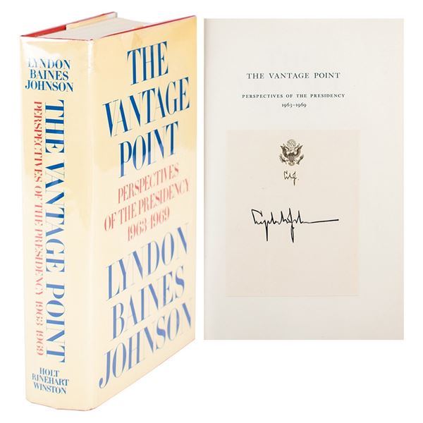 Lyndon B. Johnson Signed Book