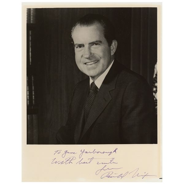 Richard Nixon Signed Photograph