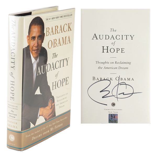 Barack Obama Signed Book