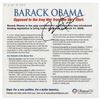 Image 1 : Barack Obama Signed Campaign Brochure