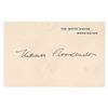 Image 1 : Eleanor Roosevelt Signed White House Card