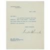 Image 1 : Franklin D. Roosevelt Typed Letter Signed as President