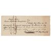 Image 1 : Francis Hopkinson Twice-Signed Document