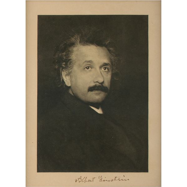 Albert Einstein Signed Photograph