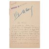 Image 1 : Henri Poincare Autograph Letter Signed