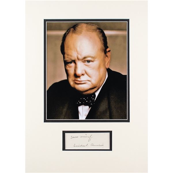Winston Churchill Signature