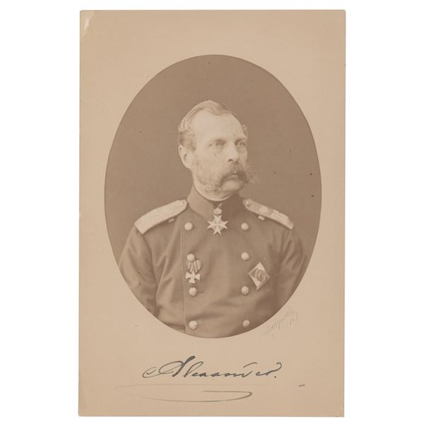 Alexander II Signed Photograph