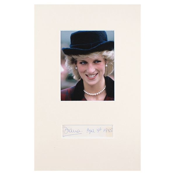 Princess Diana Signature