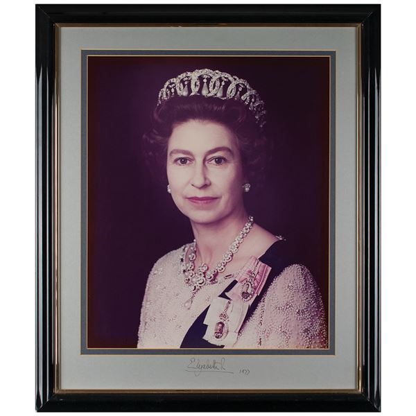 Queen Elizabeth II and Prince Philip Signed Photographs
