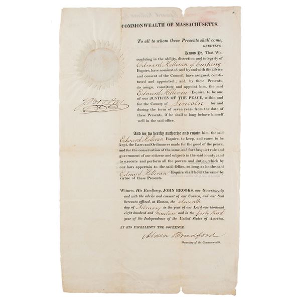 John Brooks Document Signed